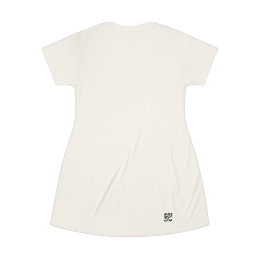 Public Decency Tee Dress · Cream