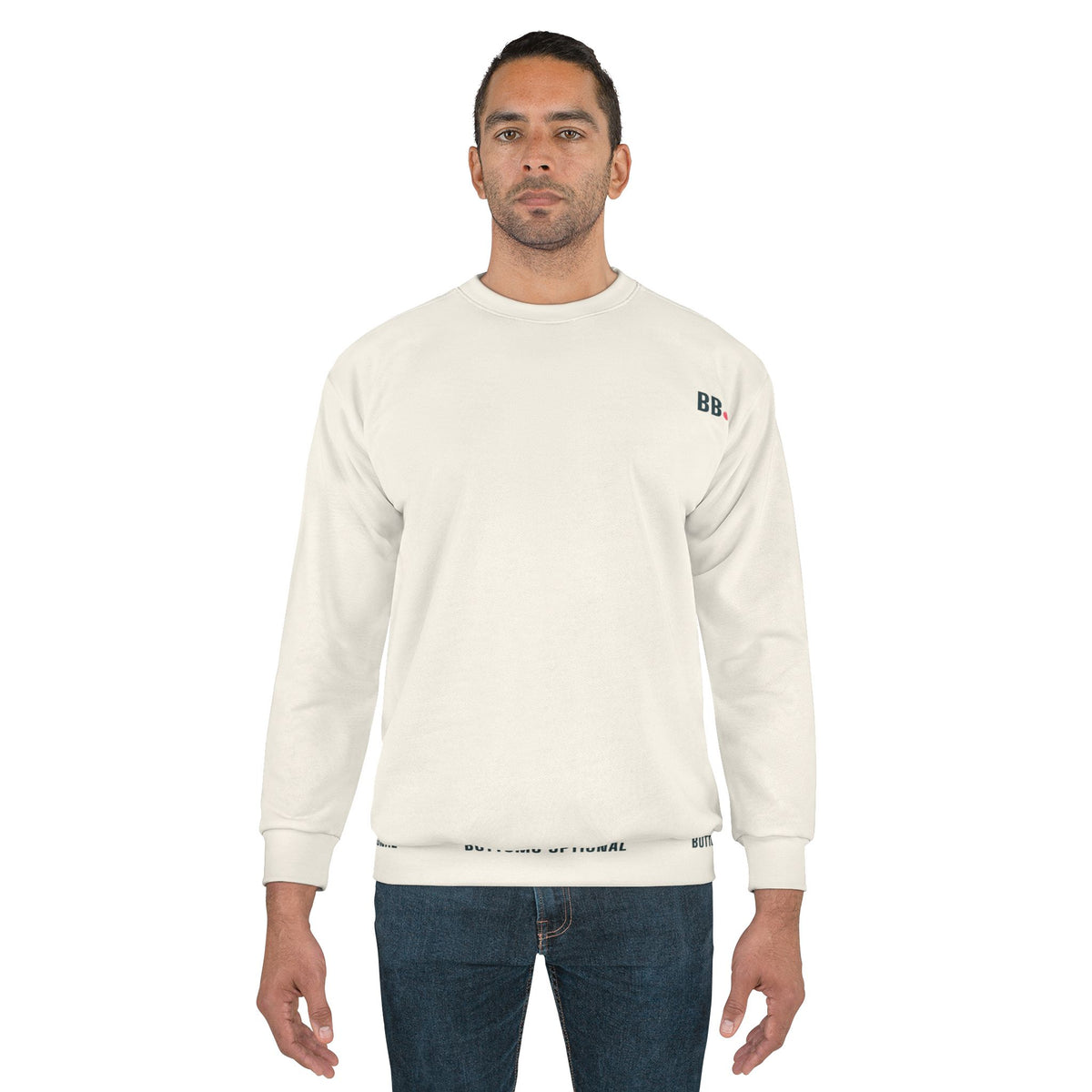 Bottoms Optional Sweatshirt · Cream
