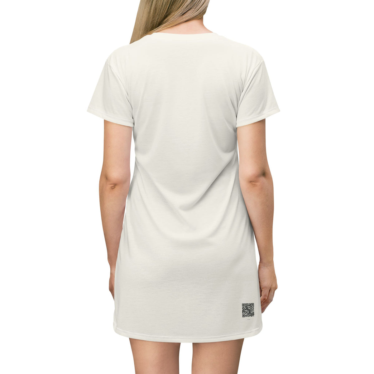 Public Decency Tee Dress · Cream