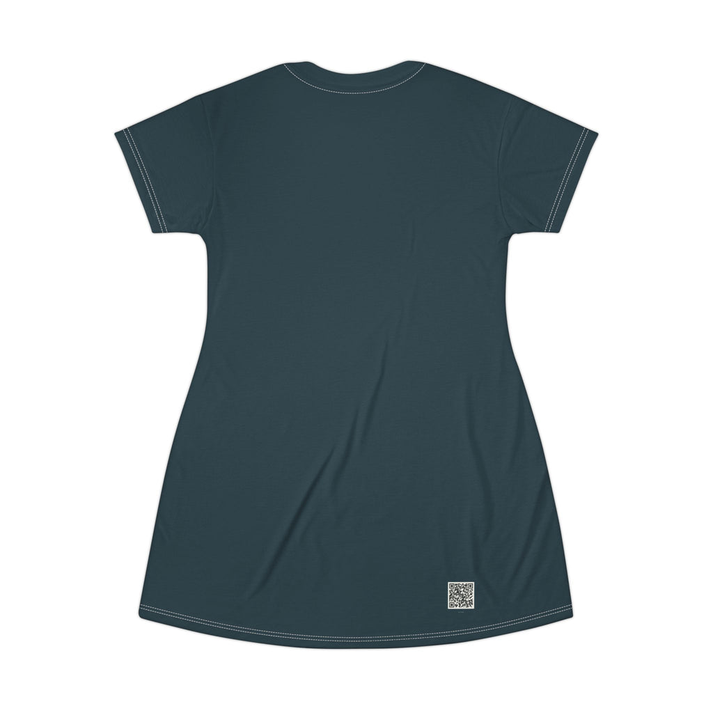 Public Decency Tee Dress · Deep Water