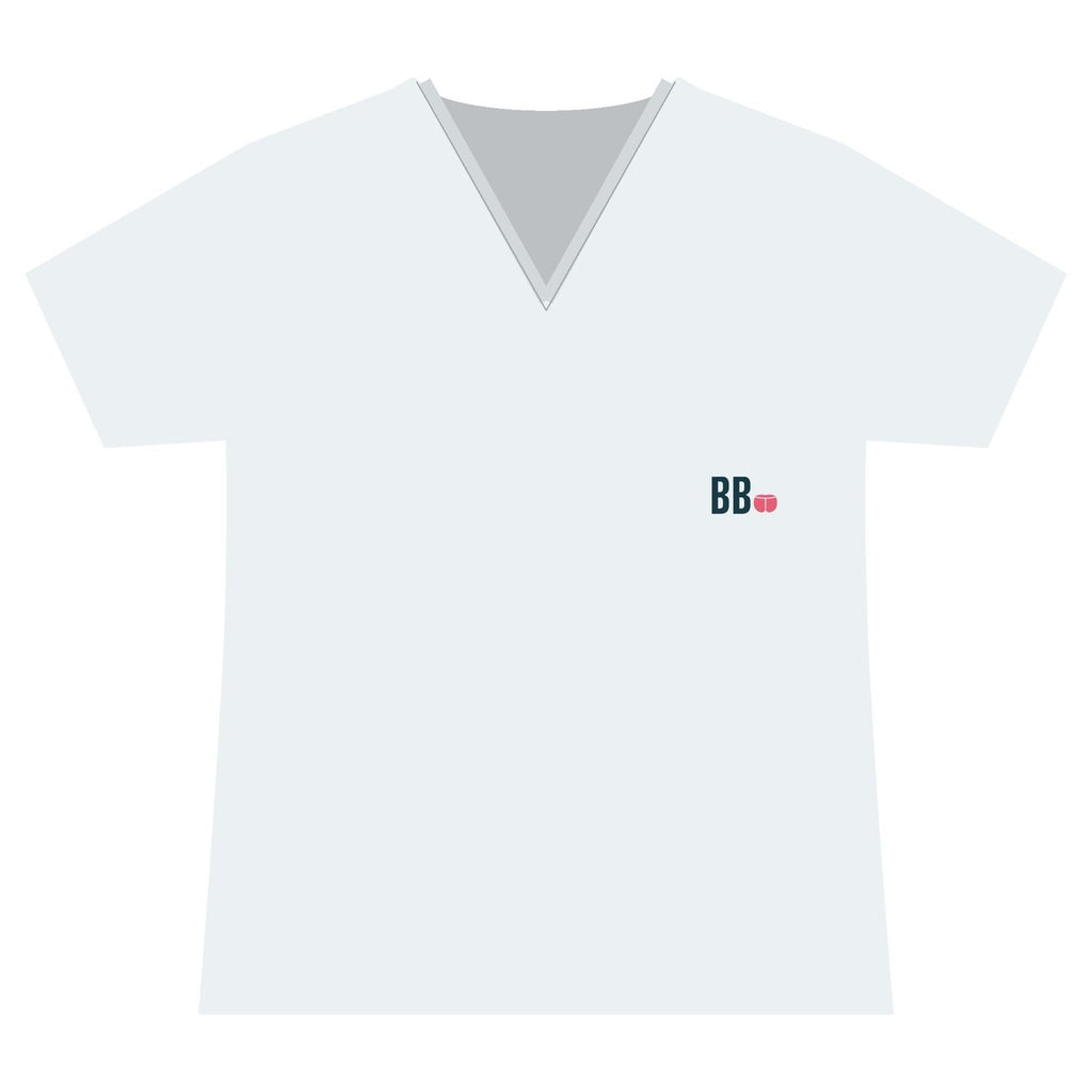 Enjoy The View · V-Neck – White (front)