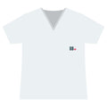 Enjoy The View · V-Neck – White (front)