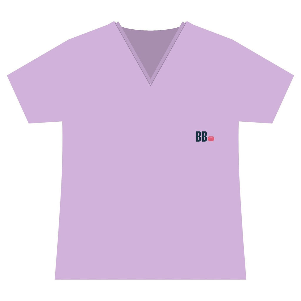 Sunburnt & Single · V-Neck – Lilac (front)